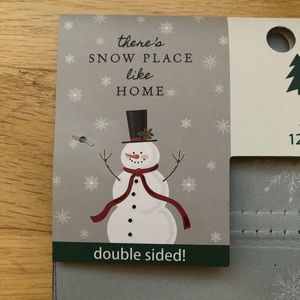 Snowman Garden Flag